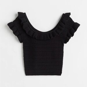 H&M Black Knit Sweater